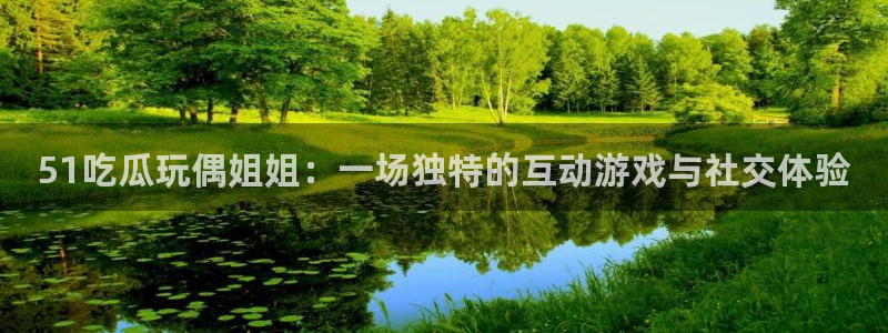 718.sⅹ 吃瓜：51吃瓜玩偶姐姐：一场独特的互动游戏与社交体验