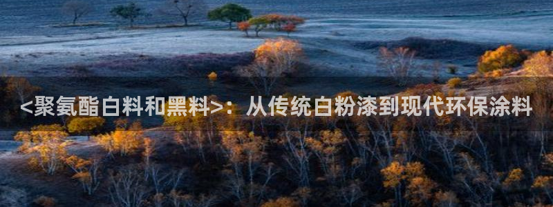 1吃瓜：<聚氨酯白料和黑料>：从传统白粉漆到现代环保涂料