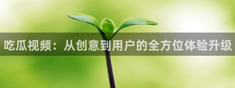 51今日吃瓜热门大瓜入口：吃瓜视频：从创意到用户的全方位体验升级